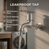 00c95678d86345359e5ac6e1252775c8-goods.jpeg 304 Stainless Steel Washing Machine Tap Silver Water Faucet