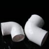 6pcs PVC 90 Degree Conduit Bends Plastic Pipe Fittings 20mm