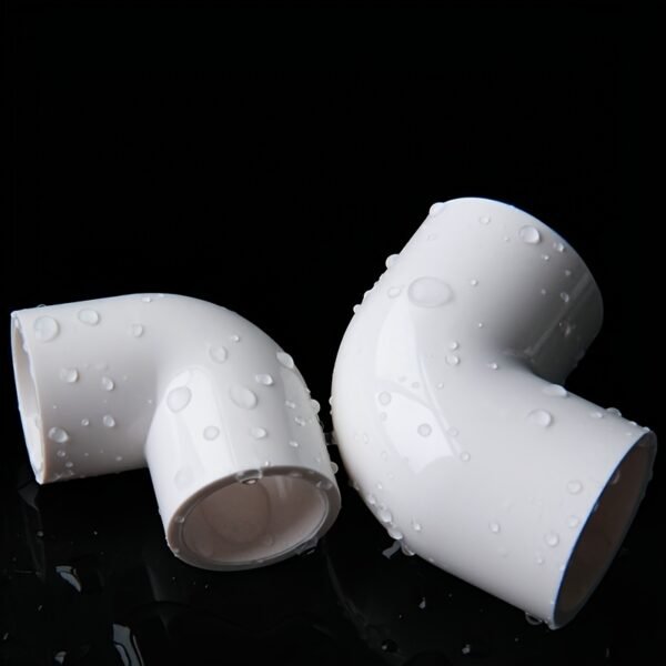 6pcs PVC 90 Degree Conduit Bends Plastic Pipe Fittings 20mm