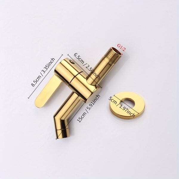 18fb3b461e1cd8b1b48f6fcffda70583.jpg Single Handle Wall Mounted Chrome Cold Water Faucet Copper Valve Core