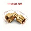 90 Degree Female Copper Pipe Connector Plumbing Fitting