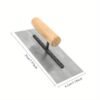 Wooden Handle Plastering Trowel Cement Finishing Hand Tool