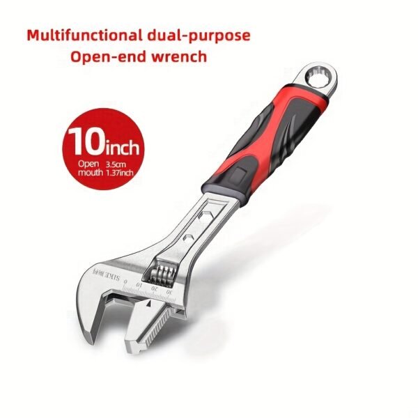 3d068a07-e55b-4d39-bba6-ea990ee76293.jpg 10 Inch Heavy Duty Adjustable Wrench Multi-Purpose Repair Hand Tool