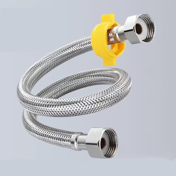 304 Stainless Steel Braided Water Inlet Hose for Toilet & Water Heater