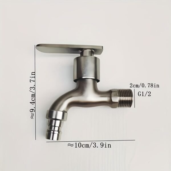 653415762930464b9379c673f8078b52-goods.jpeg 304 Stainless Steel Washing Machine Tap Silver Water Faucet