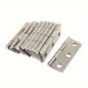 10pcs Heavy Duty Flat Metal Hinges Door Cabinet Furniture Hinges