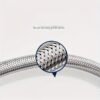 304 Stainless Steel Braided Water Inlet Hose for Toilet & Water Heater