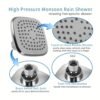 4 Inch High Pressure Shower Head Bathroom Water Saving Shower