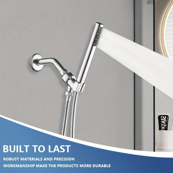 c3448a2a-6ef6-4961-a584-6eb98e090afd.jpg Shell Design Handheld Shower Head Cylindrical Body Bathroom Spray