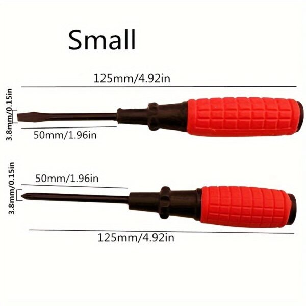6pcs Flat & Cross Screwdriver Set Multi-Purpose Home Repair Tools