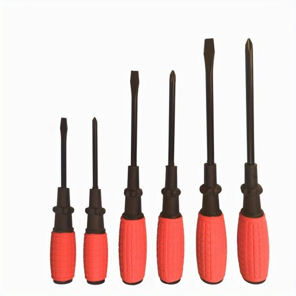 6pcs Flat & Cross Screwdriver Set Multi-Purpose Home Repair Tools