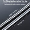 1.2M Stainless Steel Large Flow Shower Hose Bathroom Water Heater Pipe