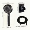ed25ba4a-dd3d-4ab7-9f16-e9f9497c566f.jpg Handheld Shower Head Set with Hose & Wall Base Bathroom Shower Kit