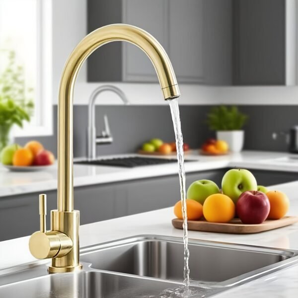 Modern Stainless Steel Kitchen Faucet Household Sink Water Tap